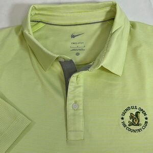Nike Dri-Fit Golf Polo Shirt 122nd U.S.‎ Open The Country Club Green L